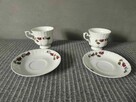 Filiżanka Spodek Talerz Talerzyk z porcelany Chodzież - 4