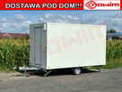 Przyczepa mobilne biuro przyczepka szatnia stołówka socjalna - 12