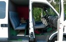 Uniwersalna tylna ławka, kanapa do BUSA, 4 miejsca z pasami. - 2