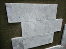 Cegiełki Marmurowe Royal White Bębnowane 30,5x10x1 cm - 4