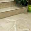 Stopień marmurowy Crema Marfil N poler z bullnose 135x33x3cm - 5