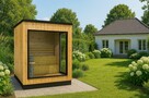 Nowoczesna sauna ogrodowa 220x220 – projekt, wykonanie - 2