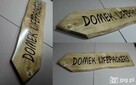SZYLD DREWNIANY ozdobny na domek z drewna altankę do ogrodu - 8