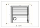 Nowoczesna sauna ogrodowa 220x220 – projekt, wykonanie - 6
