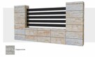 Pustak ogrodzeniowy bloczek beton ogrodzenie front Styrobud - 5
