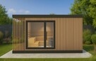 Sauna ogrodowa premium + domek gospodarczy – na wymiar - 2