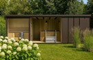 Sauna ogrodowa + wiata + pomieszczenie gospodarcze - 750x245 - 3