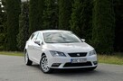 Seat Leon 1.6TDI(110KM)*Biały*Duża Navi*Welur*2xParktronik*I Wł*Alu16"ASO - 2