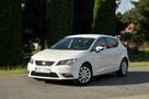 Seat Leon 1.6TDI(110KM)*Biały*Duża Navi*Welur*2xParktronik*I Wł*Alu16"ASO - 9