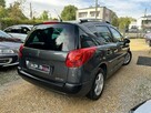 Peugeot 207 SW 1.4 1wł Klima Panorama Alu El szyby Bez Rdzy Ks Serw TUV Bezwypad opła - 2