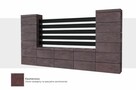 Pustak ogrodzeniowy bloczek beton ogrodzenie front Styrobud - 7