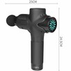 Pistolet do masażu ciała 12 końcówek Massage Gun Masażer - 3