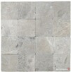 Kostki Marmur Atlantic Grey bębnowany 10x10x1 cm - 3