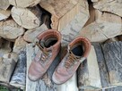 Skórzane wysokie buty vintage - 3