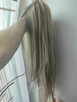 Peruka Jasny Blond Pasemka dla Kobiet Damska Długie Włosy - 2