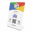 Stojak, prezenter z QR, NFC do opinii Google + LOGO FIRMY