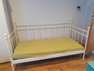 Łóżko jednoosobowe.rama+materac - 4