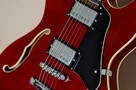 Gitara elektryczna JOHNSON - Semi Hollow Body - Wiśniowa - 3