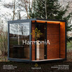 sauna kwadratowa, box, drewniana, thermowood - 7