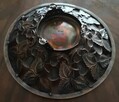 Platerowana patera HEFRA wzór poziomki (PRL). - 6