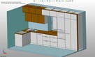 Projektowanie mebli kuchni na wymiar rendering 3D projekt wi - 6