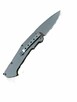 Nóż składany kompaktowy szary / grafitowy – EDC, solidny - 2