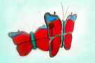 Motyl witraż Tiffany, zawieszka do okna - 6