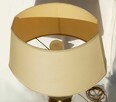 Klasyczna mosiężna lampa stołowa klasycyzm mosiądz antyk - 5