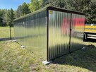 GARAŻ BLASZANY BLASZAK GARAŻE 3x5 3x6 4x5 4x6 SZYBKA DOSTAWA - 15