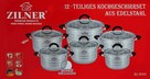 Zestaw garnków stalowych 12 ele. ZILNER ZL-8110 - 6