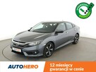 Honda Civic automat LED navi klima auto kamera i czujniki parkowania grzane fotele
