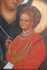 Matka Boża z Dzieciątkiem Jezus pisana rzeźbiona ikona - 5
