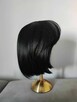 Peruka Czarna Dla Kobiet Damska włosy z grzywką ciemne 44 - 6