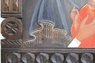 Matka Boża z Dzieciątkiem Jezus pisana rzeźbiona ikona - 6