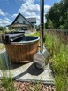 Promocja!Balia Jacuzzi do Ogrodu–Piec na Drewno, Masaże, Led - 4