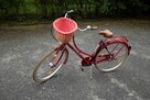 Rower miejski w stylu retro/vintage z koszem, damski 28 cali - 3