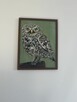 Obraz olejny „Sowie oko” 30*40 cm z ramą - 2