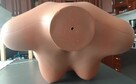 Manekin Tors Damski Długi Beżowy Plastik cielisty Wystawowy - 6