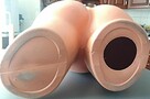 Manekin Tors Damski Długi Beżowy Plastik cielisty Wystawowy - 7
