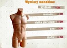 Manekin Tors Damski Długi Beżowy Plastik cielisty Wystawowy - 8