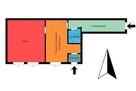 2 pokoje, parter, centrum Brzezin + parking - 2