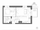 Mieszkanie 2 pokojowe 37,12m2 z balkonem 4m2/Iwiny blisko Buforowej - 2