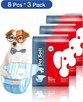 Pet Soft JEDNORAZOWE PIELUCHY DLA SUCZKI M 16-11kg 30-50cm k - 3