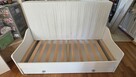 Łóżko dziecięce / Sofa biała z serduszkiem i szufladą + mate - 3
