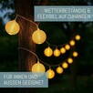 Łańcuch Świetlny LED Lampiony Lampki Girlandy ciepła biel