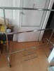Wieszak metalowy na kółkach, mocny. - 4