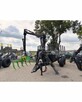 Zestaw zrywkowy PALMS - przyczepa PALMS 8D z żurawiem 3.67 -