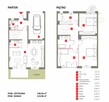 Dom szereg środkowy o pow.130,58m2 na działce 113,90m2, Kąty Wrocławskie