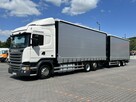 Scania R410 bez EGR Zabudowy Wecon 120m Dach Podnoszony Zestaw Tandem 120m Firana Ład. 14265kg+1250 - 2