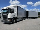 Scania R410 bez EGR Zabudowy Wecon 120m Dach Podnoszony Zestaw Tandem 120m Firana Ład. 14265kg+1250 - 6